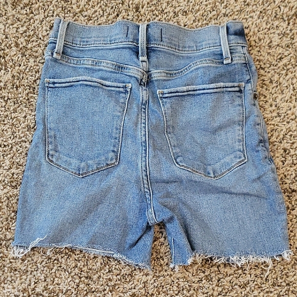 Abercrombie & Fitch Light Blue Jean Shorts 00 - Picture 3 of 6
